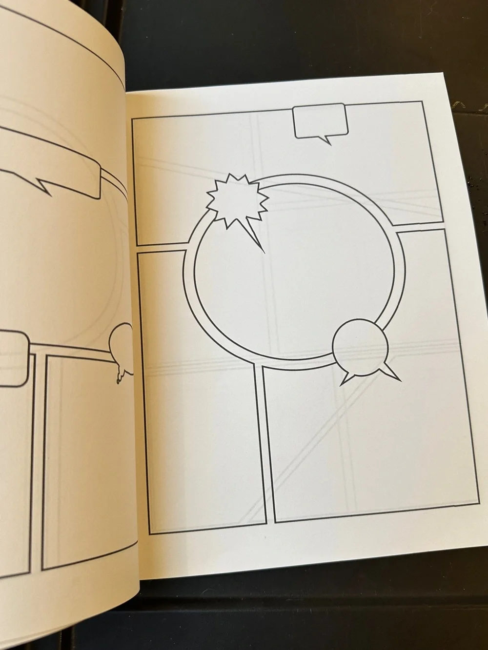 Blank Comic Book - Kids - Colorful Pop Art Creative Writing Homeschool READ DESC